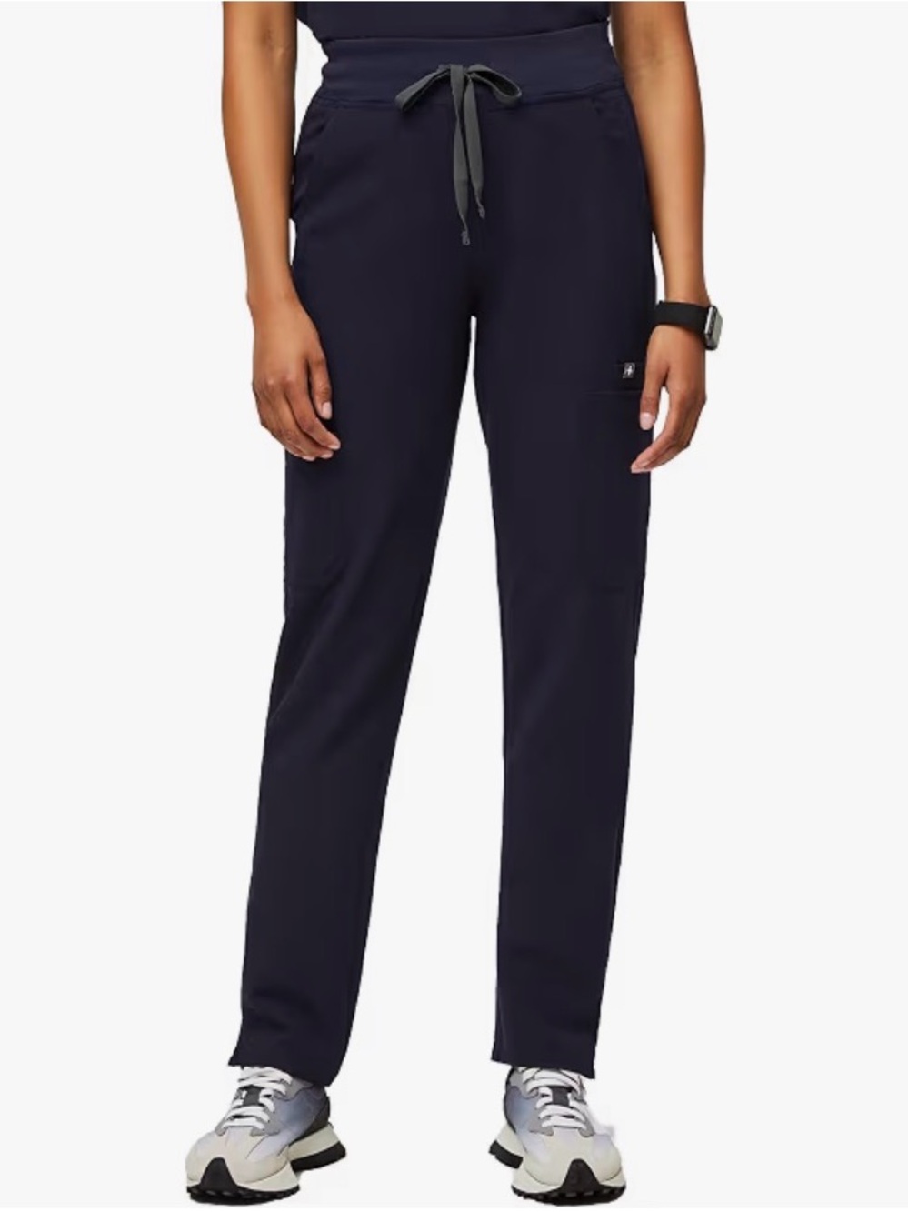NWT Figs Yola High Waisted Skinny Scrub Pant Navy Medium Tall